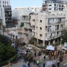 ​イスラエルの中心都市テルアビブにイランのミサイルが着弾