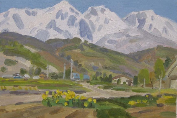 中村琢二【信州の春】 油彩 6号 中村琢二【信州の春】 油彩 6号 日記