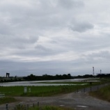 『冠水の為、明日18日(祝月)も全面中止となります』の画像