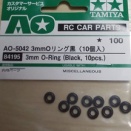 3mmOリング黒(10個入)