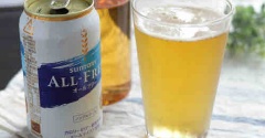 梅酒のノンアルビール割りが美味しい！