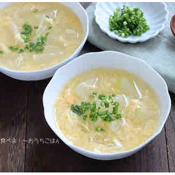 冬瓜の中華風玉子スープの作り方