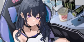 【ぶいすぽ】のせさんの汚部屋ファンアート『何？まだきれいな方でしょ』