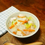 『たっぷり白菜と春雨で食べ応えバッチリ★ゆず香る♪鶏胸肉と白菜と春雨のスープ【スパイスアンバサダー2023】【レシピ2160】』の画像