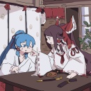 [東方]先代と瑞霊の二人がずっと日常生活送ってるだけの公式書籍読みたいよ