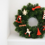 『シンプルに飾る20年愛用のクリスマスオーナメント』の画像