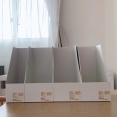 【シニアの暮らし】同じもの、整列させる美しさ✨（無印良品ファイルボックス）。。