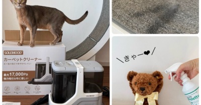 【PR】ペット周りをキレイに♪ クリーナーと消臭スプレー