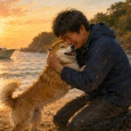 【奇跡】海に転落した柴犬、約5km先の島で無事発見！転落から26時間後に飼い主と涙の再会、SNS拡散が奏功【愛媛】