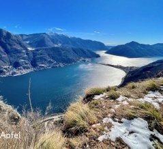 スイスとイタリアの国境 絶景を楽しめる山 モンテ・サン・サルヴァトーレ🇨🇭（初春のルガーノ2）
