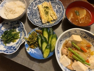 クリム、トライアル＆鶏のすき煮