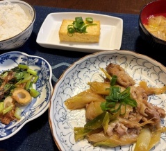 孫が生まれました！＆白ネギと豚肉の炒め物
