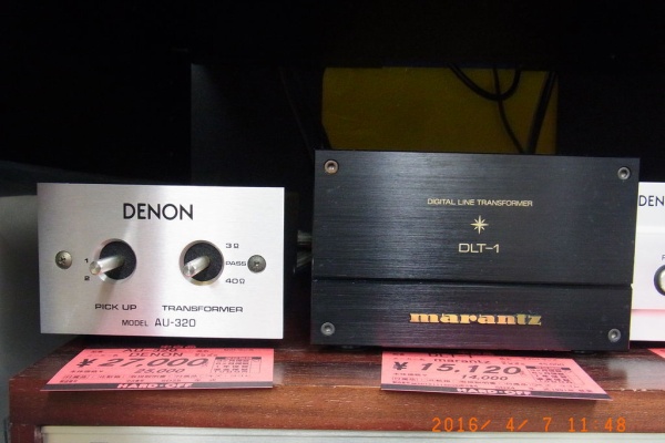 DENON AU-320 ピックアップトランスフォーマー DENON AU-320 ピックアップトランスフォーマー MCカートリッジ用の昇圧