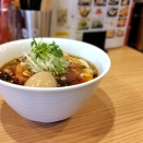 麺や 田むら＠福生市【8周年】<福生ブラックラーメン＋味玉>