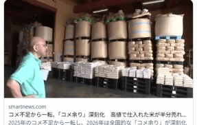 コメ不足から一転「コメ余り」深刻化　高値で仕入れた米が半分売れ残り…赤字覚悟の値下げ