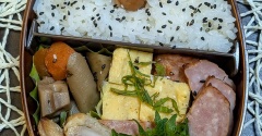 高級ハムのおいしさを今頃知る～夫のお弁当501