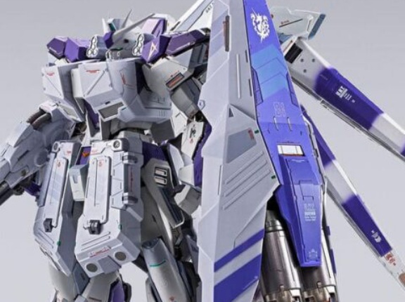 「Hi-νガンダム専用HWSオプションセット」太めのシルエットと青いファンネルが話題に