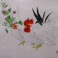 今井景樹 掛軸 kj－199 双鶴豆の花