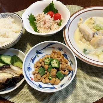 嬉しい奇跡＆鶏もも肉と白ネギのクリーム煮