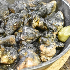 セリアの炭で♪鶏の炭火焼き風