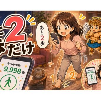 あと2歩だけ歩こう…