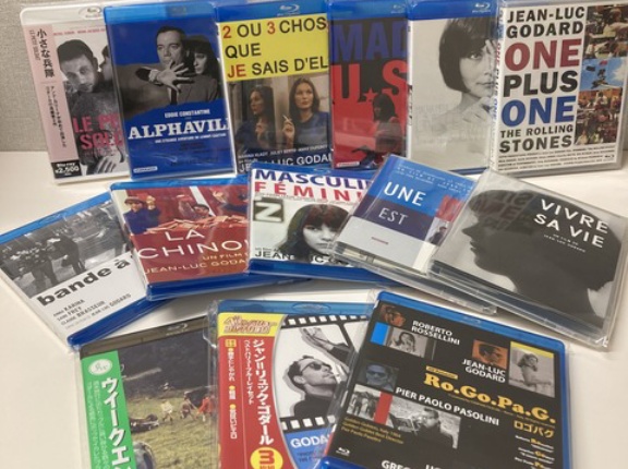 【7/12(土) 中古DVD/BLU-RAY新入荷情報】ゴダール映画大量入荷！！ほぼ全年代網羅！BOXも含めDVD/BLU-RAY一挙出品！