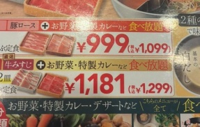 【画像】令和のセーフティネット「しゃぶ葉」さん、カレーやご飯やアイス食べ放題で999円wwwwwww