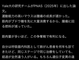 【速報】筋トレ、ガン治療の最適解だったｗｗｗｗｗ