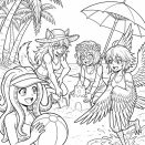 無料塗り絵【１４７】
