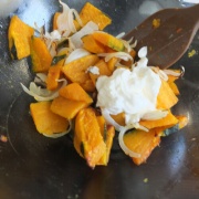 一味違うかぼちゃサラダ