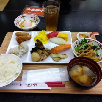 鶯宿温泉 竹あかりの宿 加賀助　温泉・朝食編