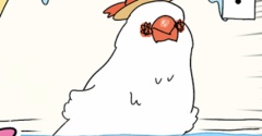 おお……文鳥のなっがいなっがいセクシーあんよ