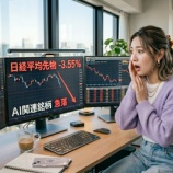 『2026年6月23日の日経平均株は2565.28円安！先物寄引けは‐3210円！』の画像