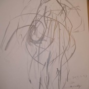 絵画、水彩スケッチ、ヌードクロッキー、真作 初めてのミケランジェロ裸婦クロッキーでフラフラに : 水彩的生活