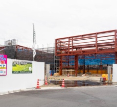 津之江町につくってるドラッグストア「コスモス」は今冬オープン予定