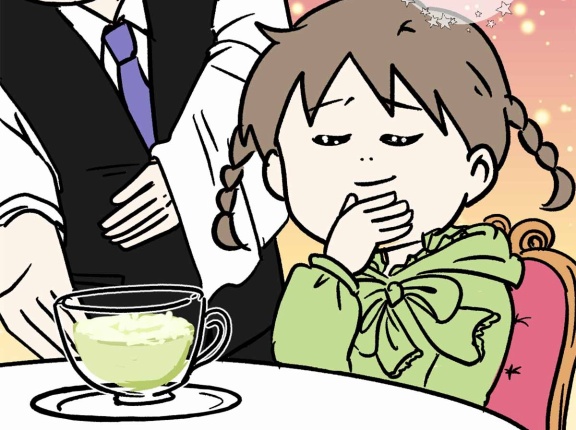 【PR】お湯を注ぐだけでお腹で踊る！セレブな娘と執事な私の腸活日記