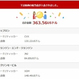 『配当金ラッシュがキタ━(゚∀゚)━! でも早速使っちゃうー!』の画像