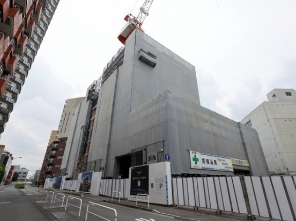 地上27階「ブリリアタワー乃木坂」の建設状況！乃木坂駅に直結となる分譲タワマン（2026.8.22）