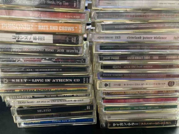 日本人PUNK/HC中心に中古CDとDVDが入荷!!