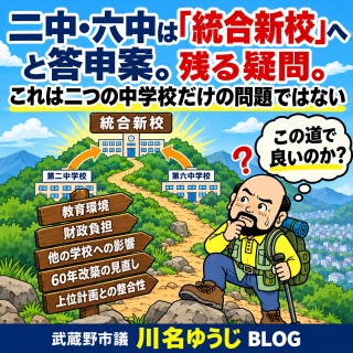 武蔵野市議　川名ゆうじ　blog