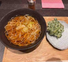 春菊天そば＠文殊 大手町店(540円)(大手町)