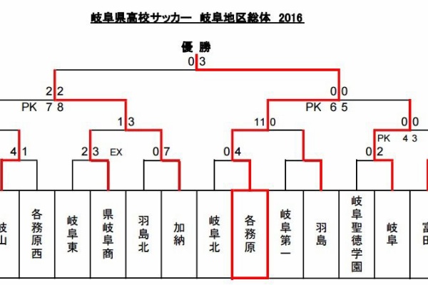 岐阜県フットボールnews 地区総体 ７月開催