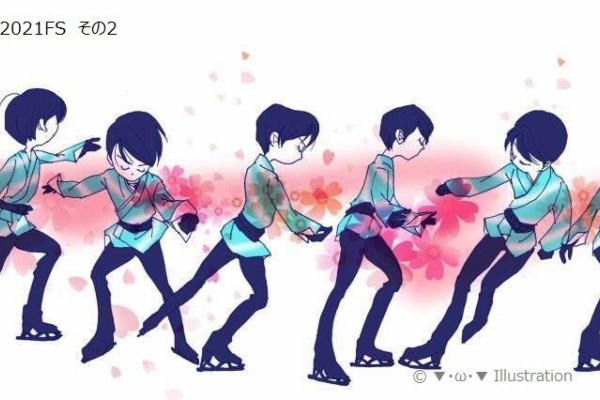 羽生結弦選手応援中 お絵描き創庫