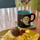 10月31日(金)「ハロウィンはカボチャのプリントコーヒーで」