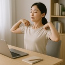 【肩くるくる回し】デスク前でできるリフレッシュ