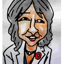 似顔絵・片山さつき