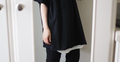 真夏はこればかり着ちゃいそう。ちょっとこなれた雰囲気に見せてくれるゆるっとTシャツ！楽天SSポチレポも！