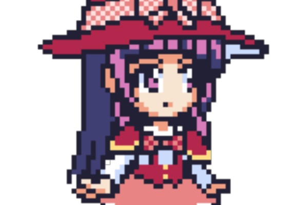 たこやき少女 ドット絵