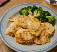 むね肉の和風ピカタ【#簡単 #時短 #作り置き #お弁当 #ヘルシー #クレハタイアップ #PR】