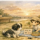 河川敷の小さなお店